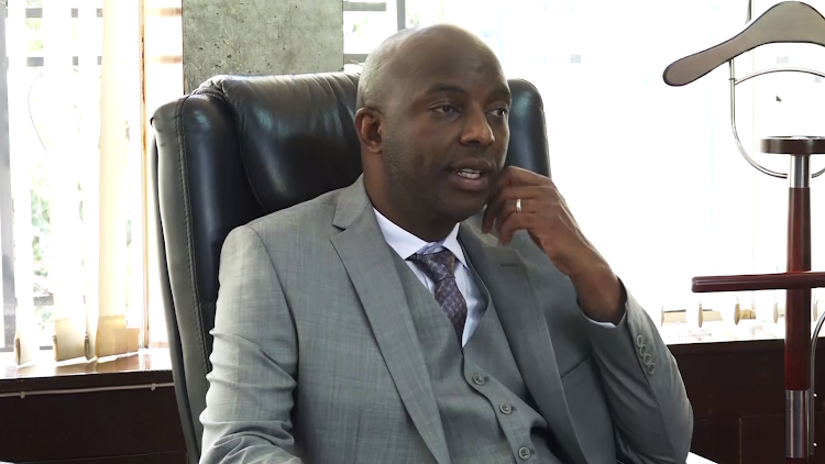 Murang'a Governor Irungu Kang'ata in his office in Murang'a town on August 29, 2022