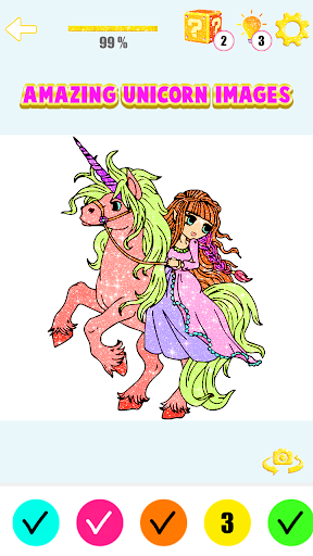 ✅download unicorn coloring book glitter colornumber