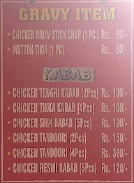 New Haji Sahab menu 2