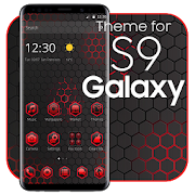 Black Red theme for Galaxy S9  Icon