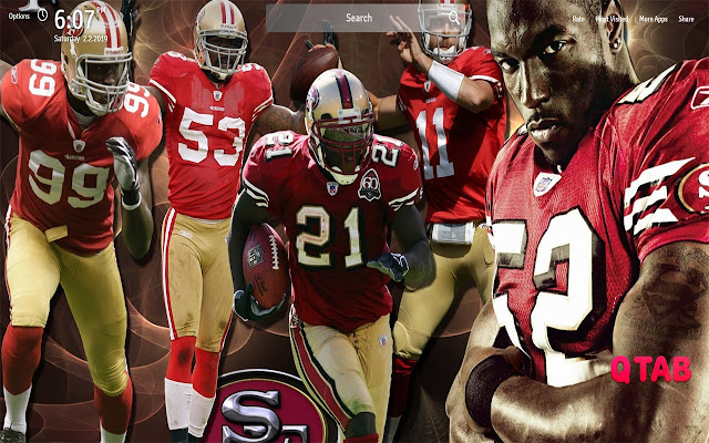 San Francisco 49ers Wallpapers New Tab