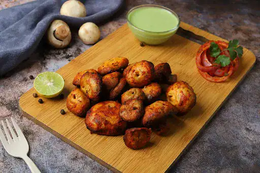 Achari Mushroom Tikka [10 Pieces]