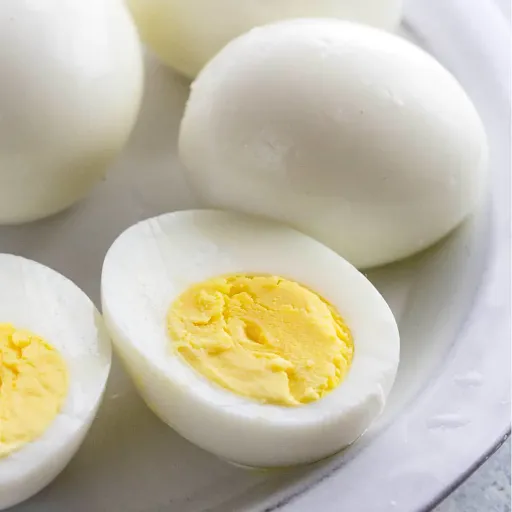 Boiled Eggs [4 Eggs] + Mayo Dip+ Chopped Onions