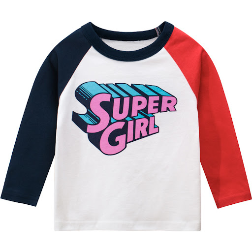 Title 3, Autumn Childrens Long Sleeve T-Shirt Girls Cl...