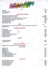 Gajalee menu 8