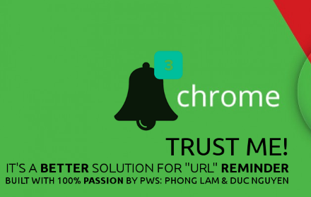 Better URL Reminder by PWS chrome extension