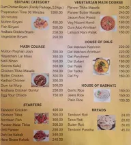 Panjabi Kitchen menu 1