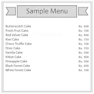 Manocha Bakers menu 1