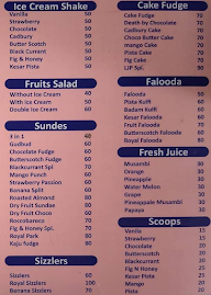 The Lassi And Juice Park menu 1