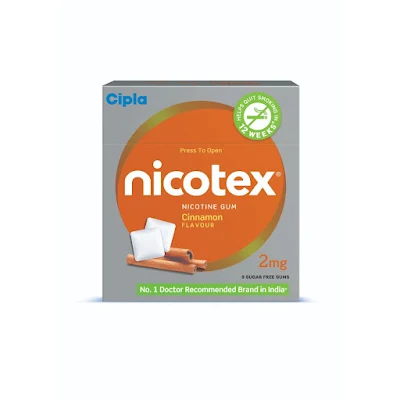 NICOTEX-CINNAMON S/F 2MG 9GUM