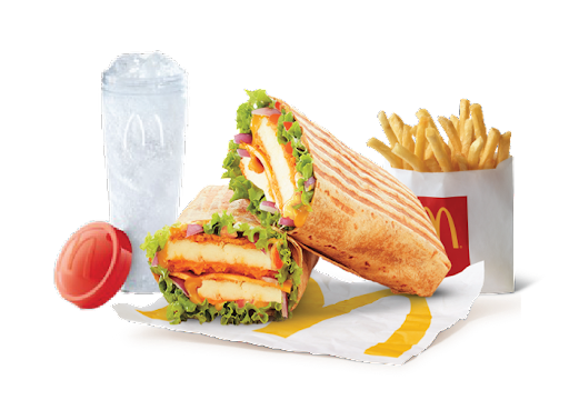 Big Spicy Paneer Wrap + Sprite + Fries (R)