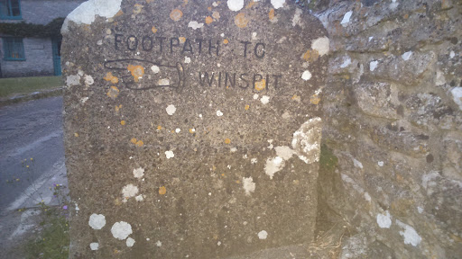 Footpath to Wind Spit Plaque