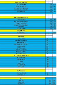 Madina Kitchen menu 2