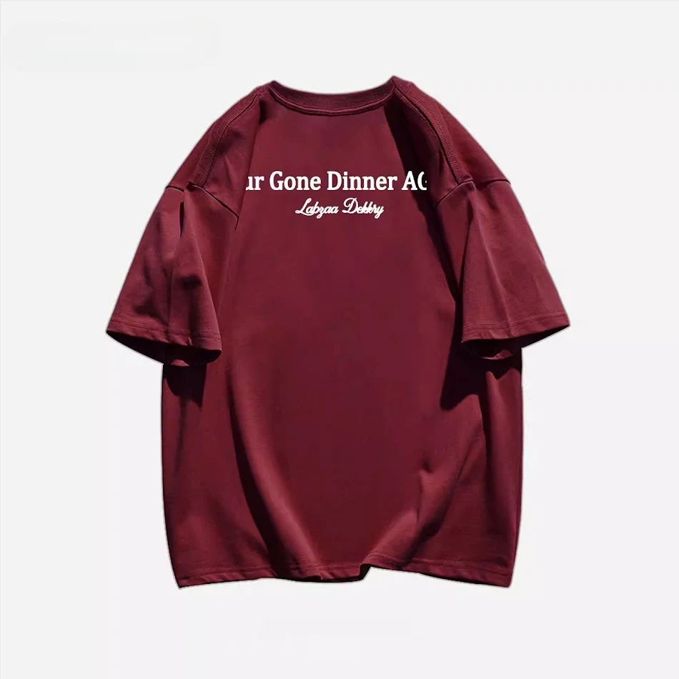 Men's American Street Cotton Short-sleeved T-shirt, Comfortable and Stylish, Perfect for Everyday Wear and Casual Activi