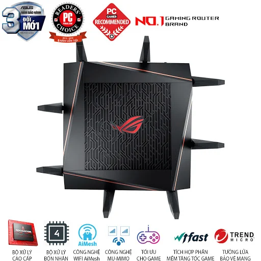 Router Wifi Mesh ASUS ROG Rapture GT-AC5300 (Gaming)