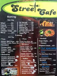 Street Cafe menu 2