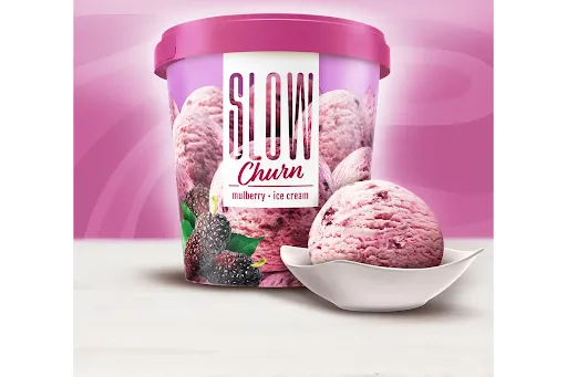 Slow Churn Mulberry Ice Cream 500 ML