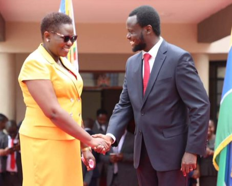 Meru governor Kawira Mwangaza and husband Murega Baichu.