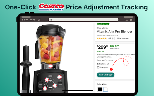 Droply: Costco Price Adjustment Tracker