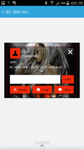 免費下載個人化APP|GO SMS THEME - DarkAngel app開箱文|APP開箱王