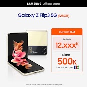 [Mã Elbau5 Giảm 4% Đơn 500K] Điện Thoại Samsung Galaxy Z Flip3 5G 128Gb