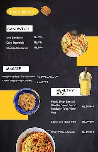 Foody Singh menu 1