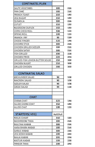 Ansica Bites menu 1