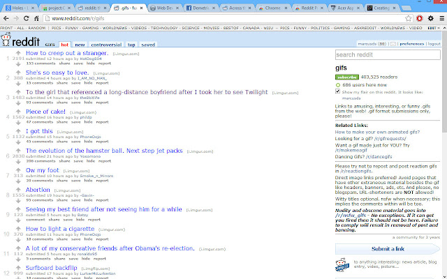 Reddit Preload GIFs chrome extension