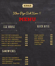 Khao Piyo Aish Karo !! menu 1