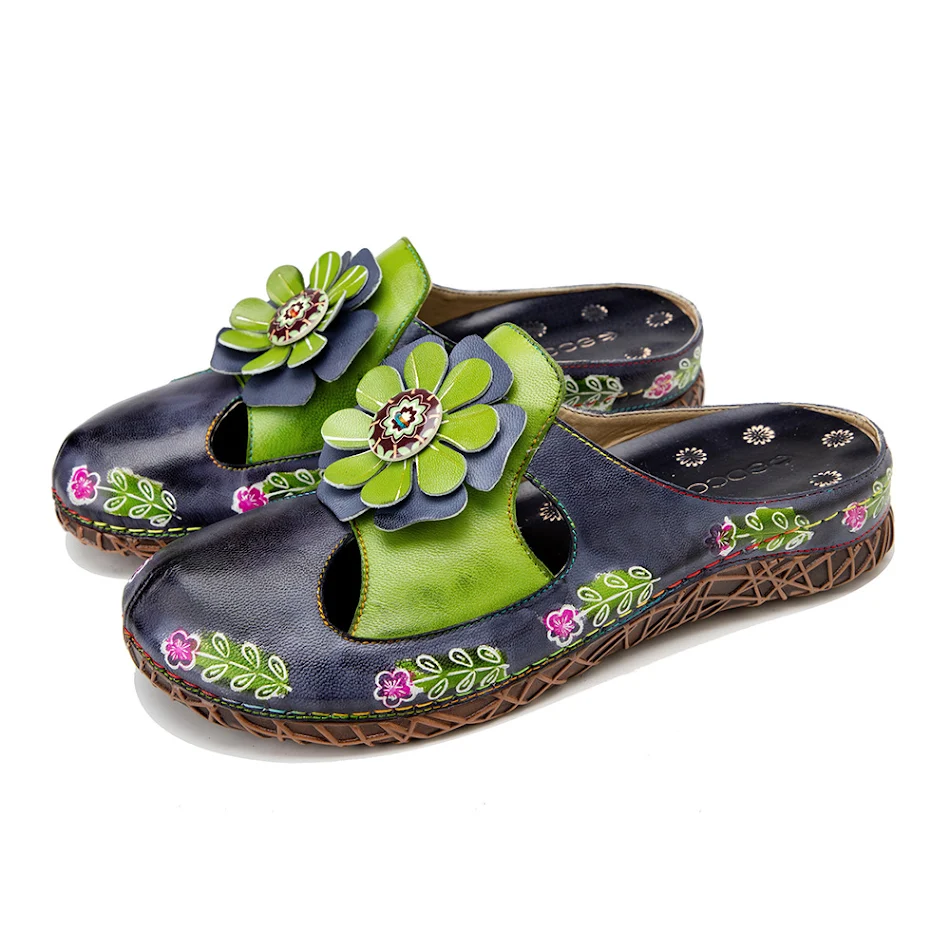 Zapatillas planas europeas y americanas para mujer, ideales para casa, uso diario y ocio. Sandalias de medio pie, cómodas y versátiles.