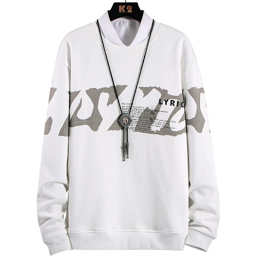 Title 6, Mens long sleeve crew neck sweatshirt