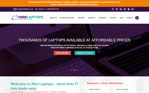 Hire Laptops UK