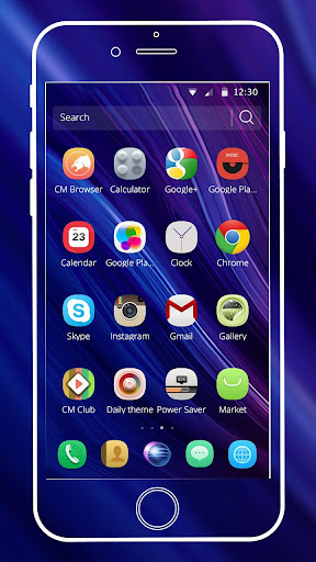 Blue Theme For Huawei P30