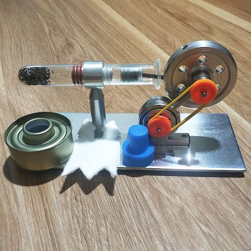 Title 2, Single Cylinder B Robridge Stirling Engine for ...
