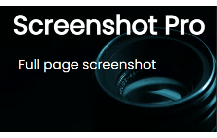 Screenshot Pro : Full page screenshot small promo image