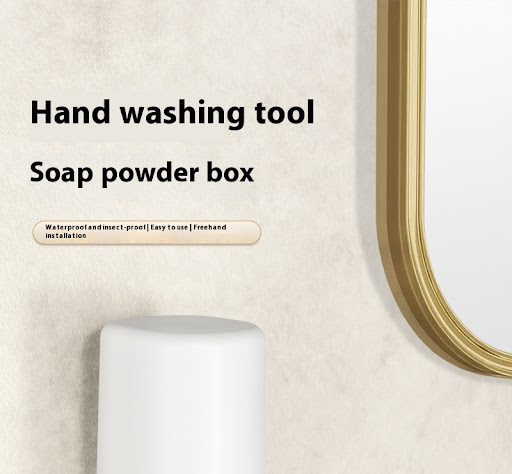 Title 1, Water Free Creative Soap Box With Cover Punch F...