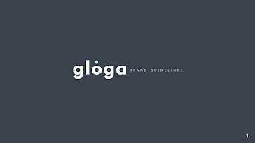 Gloga - Brand Guidelines template