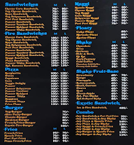 Ice & Fire Cafe menu 1