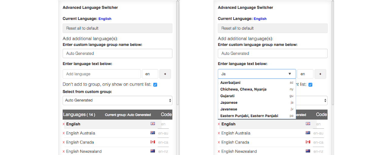 Advanced Page Language Switcher Preview image 2