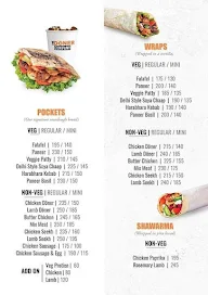 The Doner Company menu 1