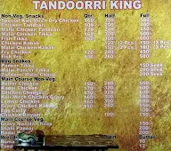 Tandoori King menu 1