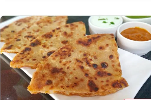 2 Paneer Garlic Paratha