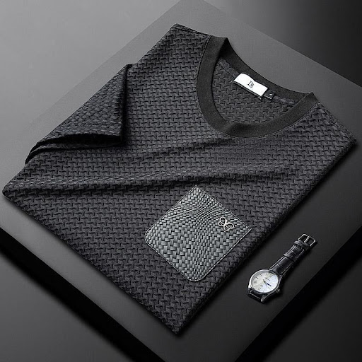 Title 3, Jacquard Short Sleeve Sports Casual Set for men...