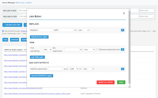 LinkScalper - Advanced Link Grabber screenshot 5