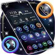 HD Dark Blue Launcher Theme 1.284.1.146 Icon