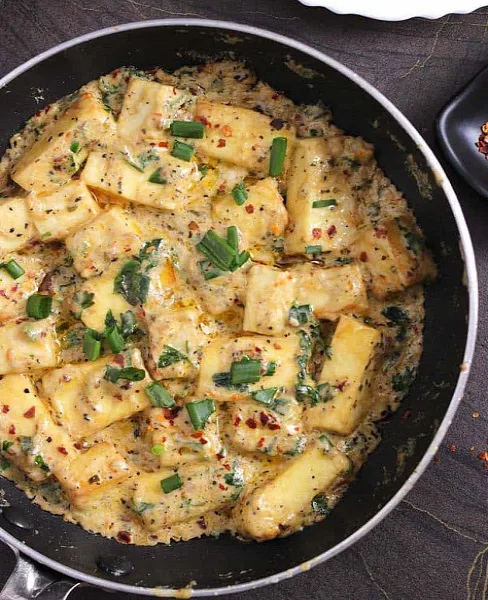 Butter Garlic Cottage Cheese Paneer