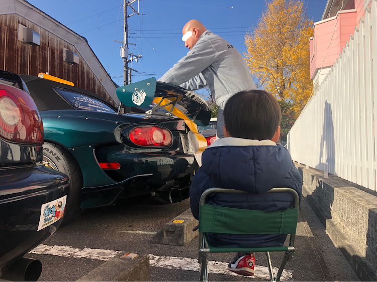 ロードスターの3M2080-G25・ラッピングフィルム・ボンスト・ストライプ施工・ボンスト復活に関するカスタム事例の投稿画像6枚目