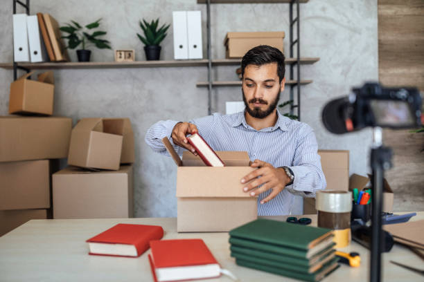 store books, moving truck