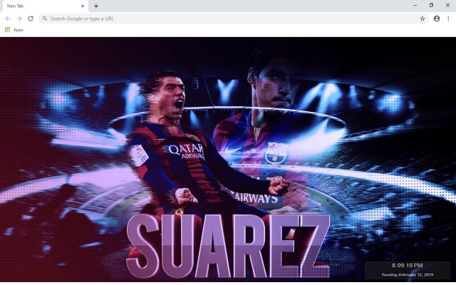 Luis Suárez New Tab & Wallpapers Collection