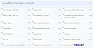 OvenFresh Cakes & Desserts menu 1